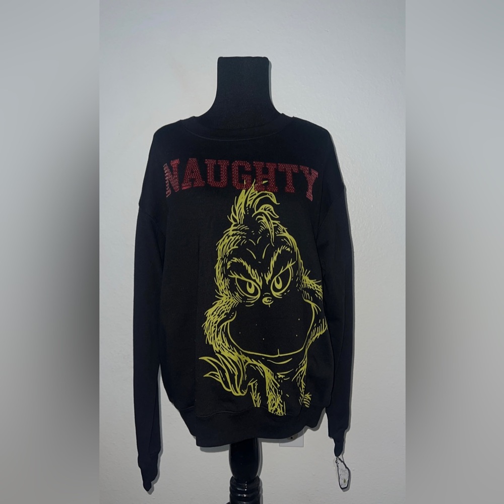 NWT Dr. Seuss' How The Grinch Stole Christmas
Naughty Grinch Graphic Sweatshirt